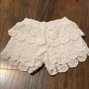 Cute white shorts for girls by justice